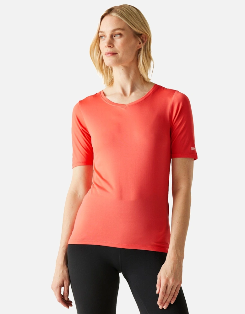 Womens/Ladies Fingal II V Neck T-Shirt