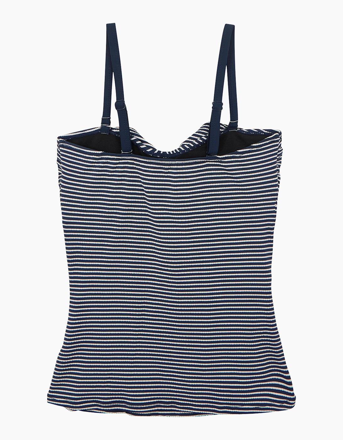 Regatta (12 Uk, Navy/White) Womens/Ladies Aceana Iii Seeksucker Tankini Top - Image 2