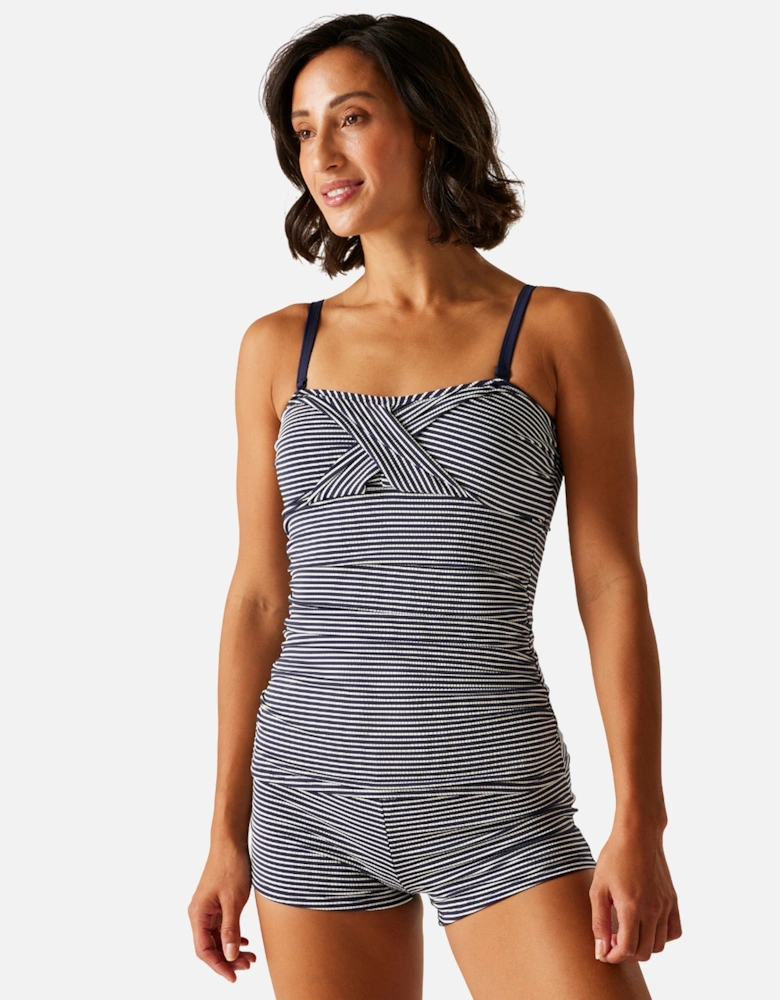 Womens/Ladies Aceana III Seeksucker Tankini Top