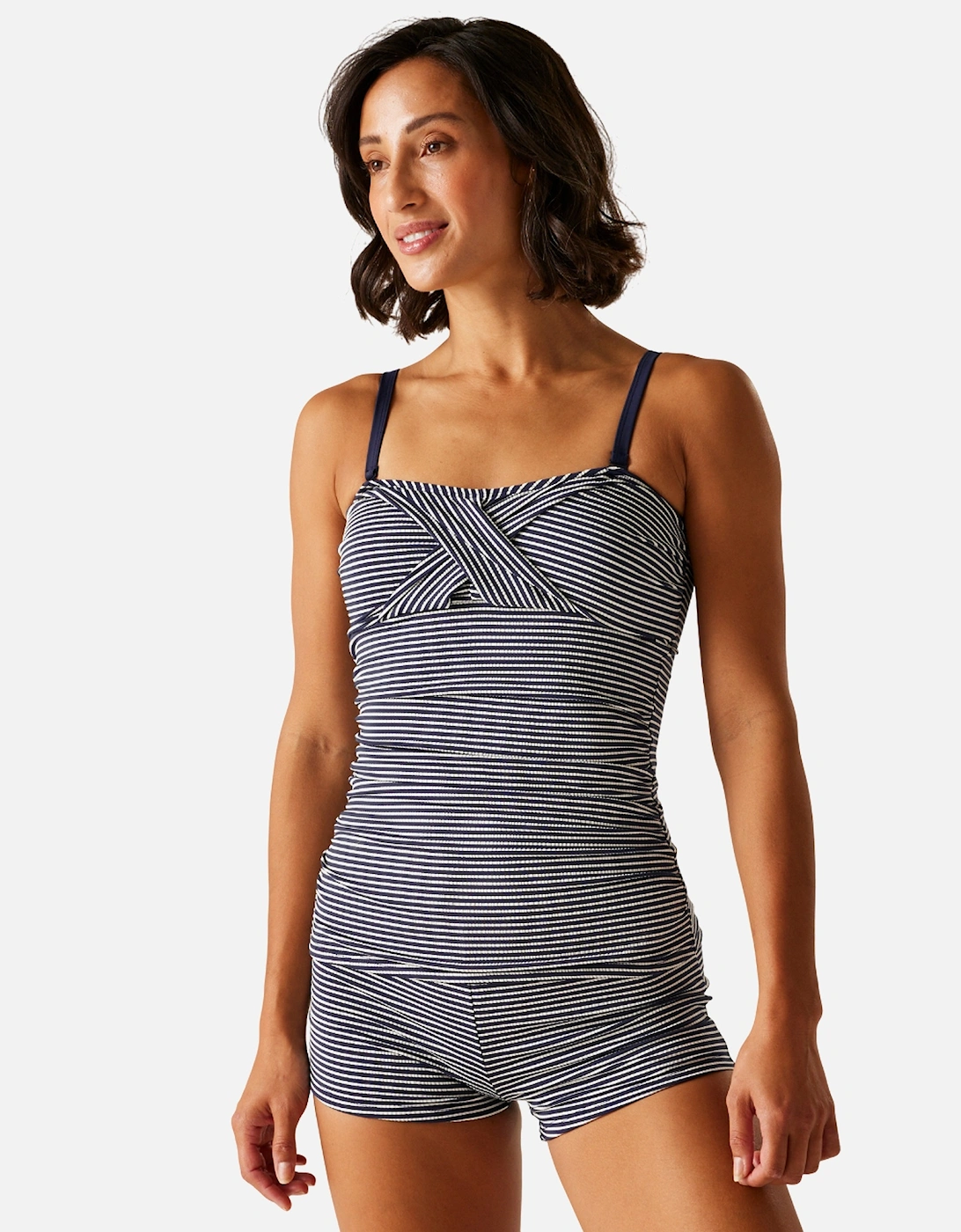 Womens/Ladies Aceana III Seeksucker Tankini Top