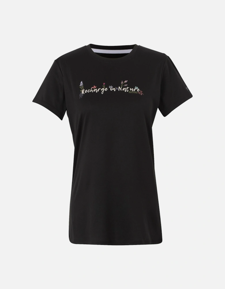 Womens/Ladies Fingal IX Text T-Shirt