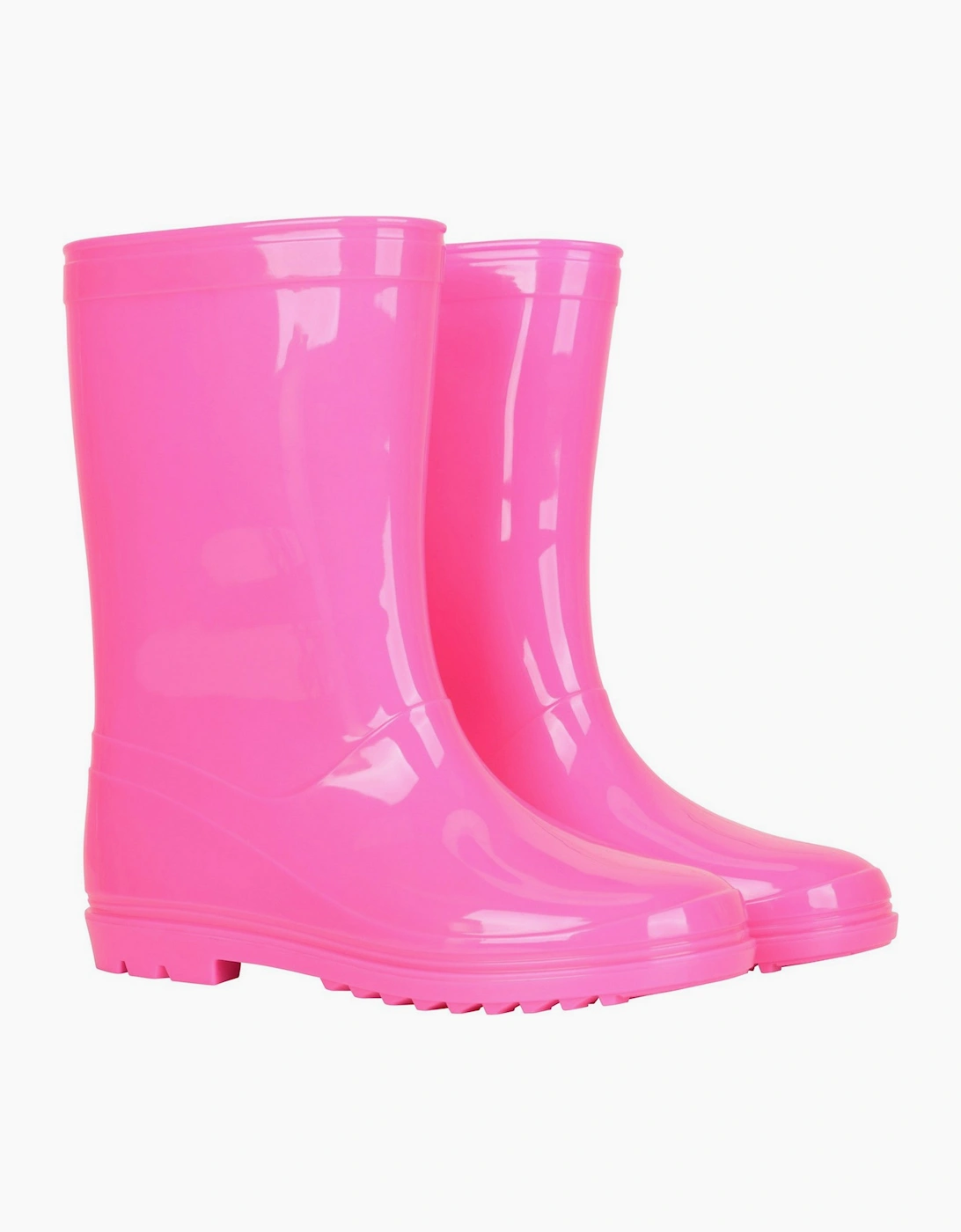 Mountain Warehouse Unisex Pink Childrens/ Plain Wellington Boots - Size: 11 Kids