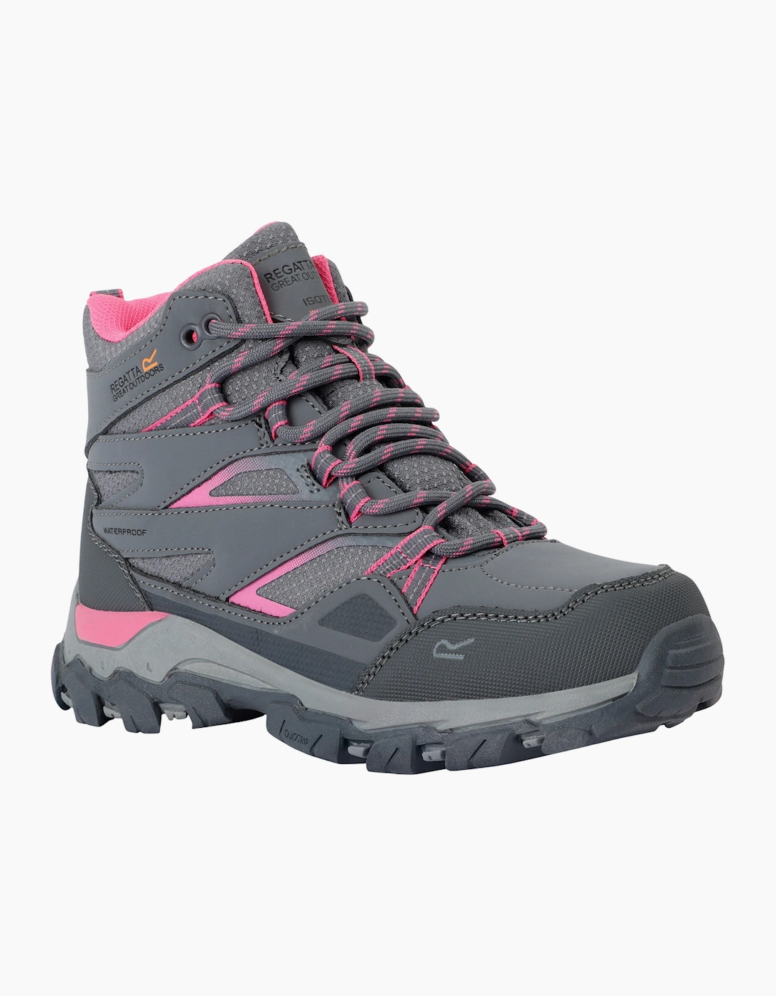 Regatta Boys Grey  Childrens/ Holcombe Iii Walking Boots - Size 10 Kids