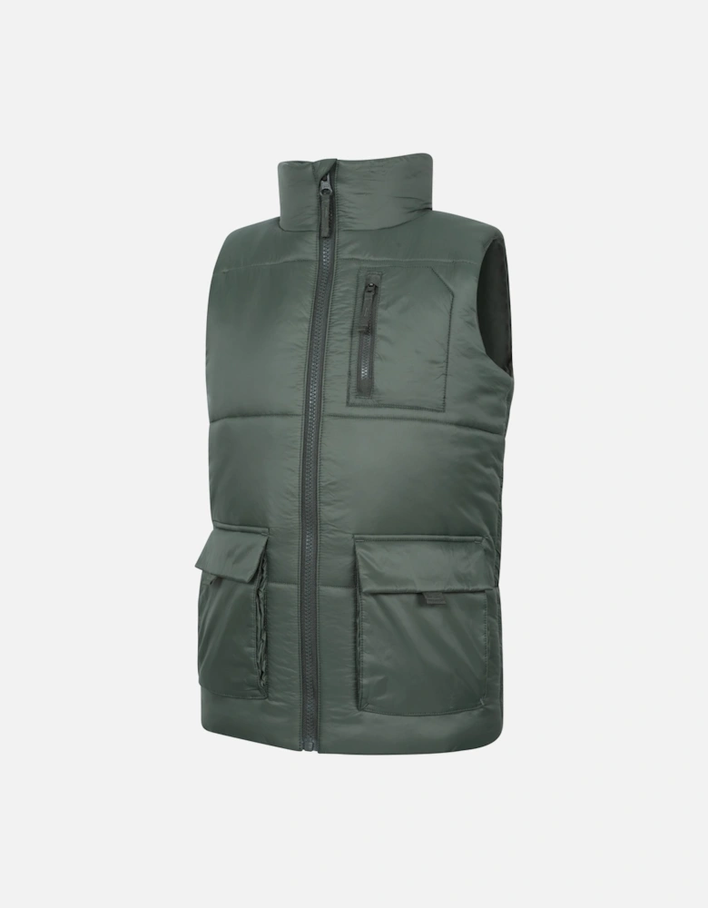 Childrens/Kids Cargo Water Resistant Padded Gilet