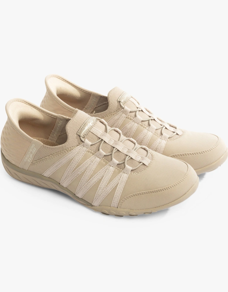 100593/TPE BREATHE-EASY - ROLL-WITH-ME Womens Trainers Taupe