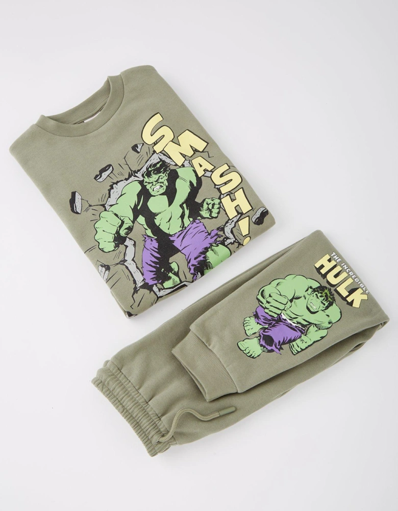 Hulk 2 Piece Sweat And Jogger Set