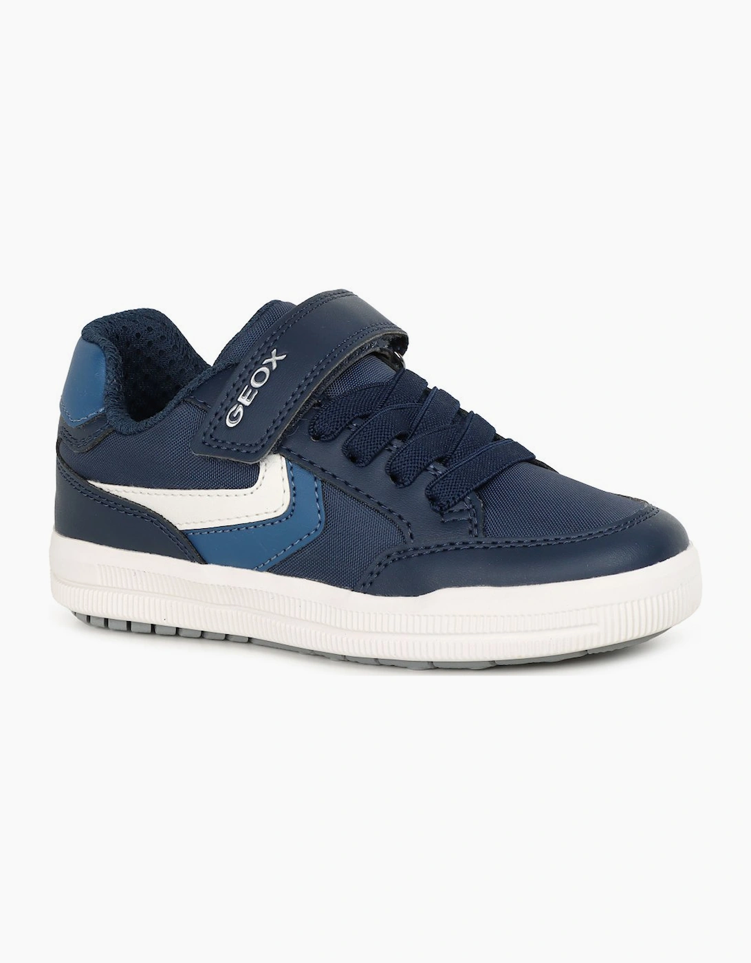 Geox Boys Navy  Junior Arzach Shoes - Size 9/F (Standard) Kids