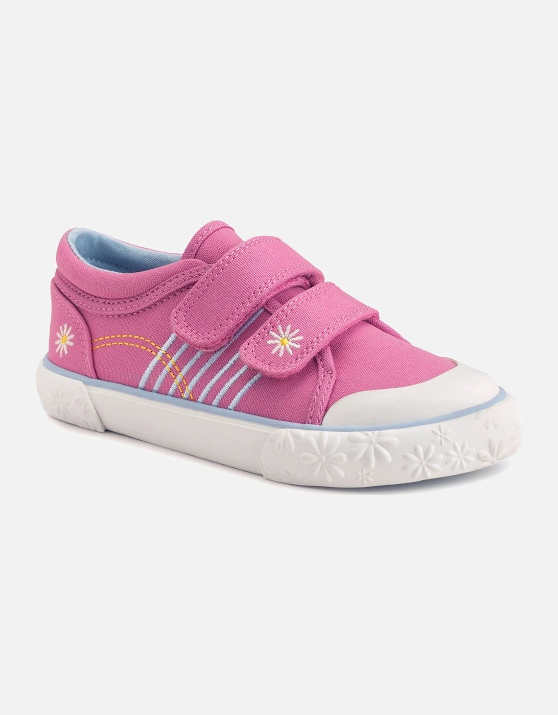 Sandy Beach Girls Infant Canvas Shoes, 2 of 1