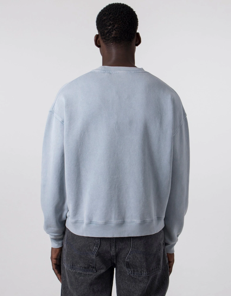 Oversized Distort Washed Sweatshirt