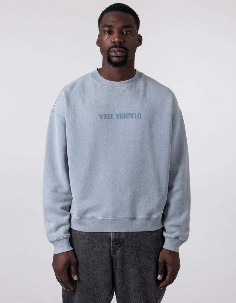 Oversized Distort Washed Sweatshirt