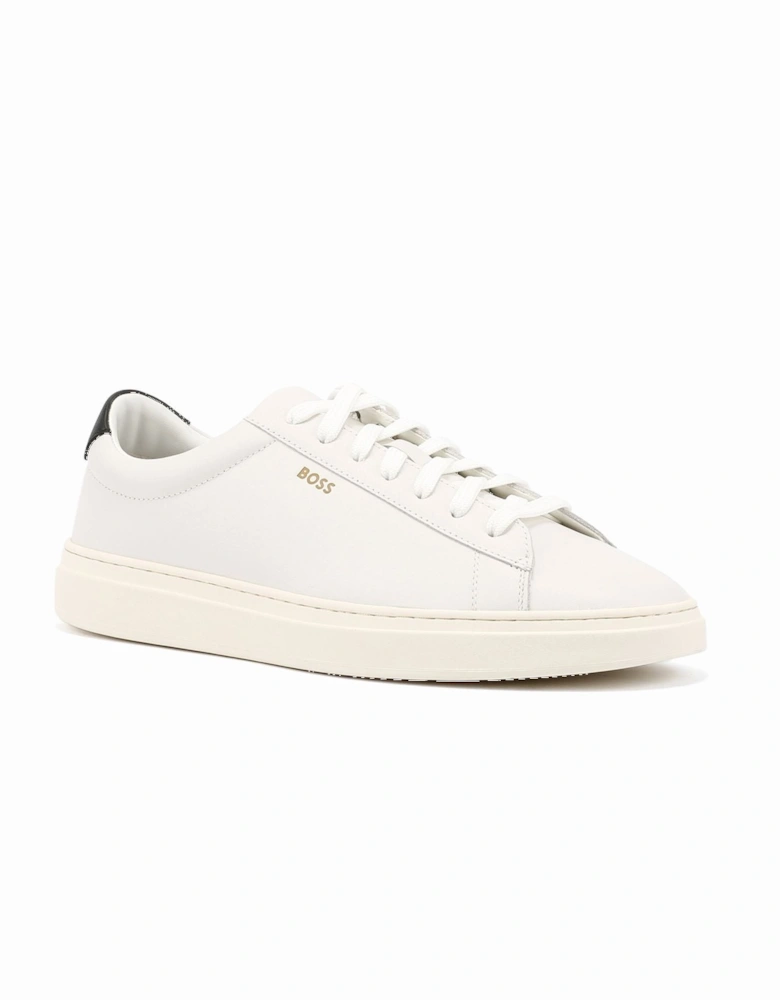 Boss Kieran Tennis Leather Men's White Trainers