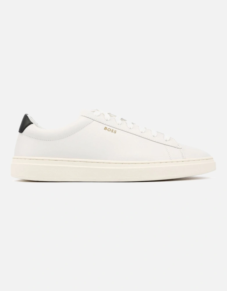 Boss Kieran Tennis Leather Men's White Trainers