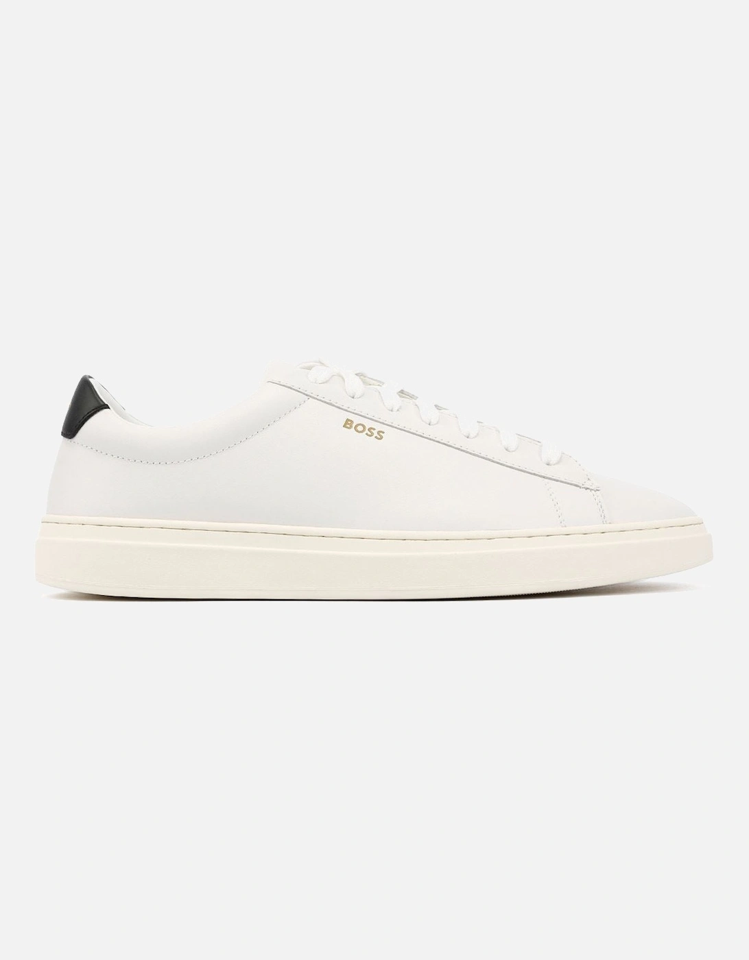 Boss Kieran Tennis Leather Men's White Trainers