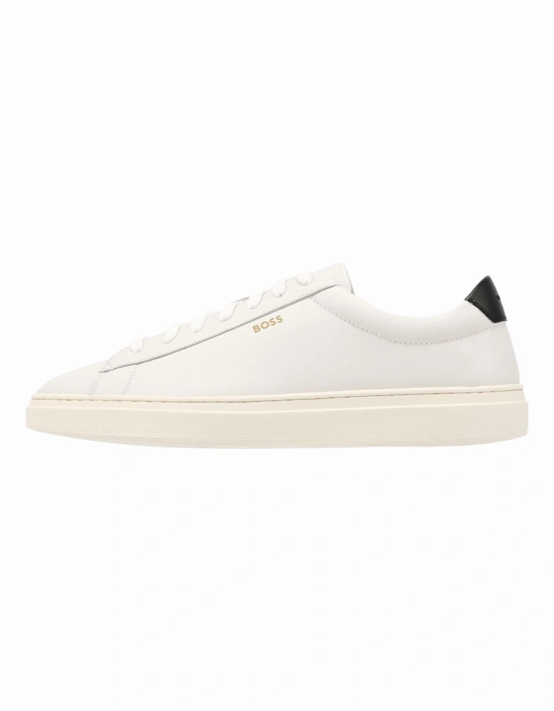 Boss Kieran Tennis Leather Men's White Trainers