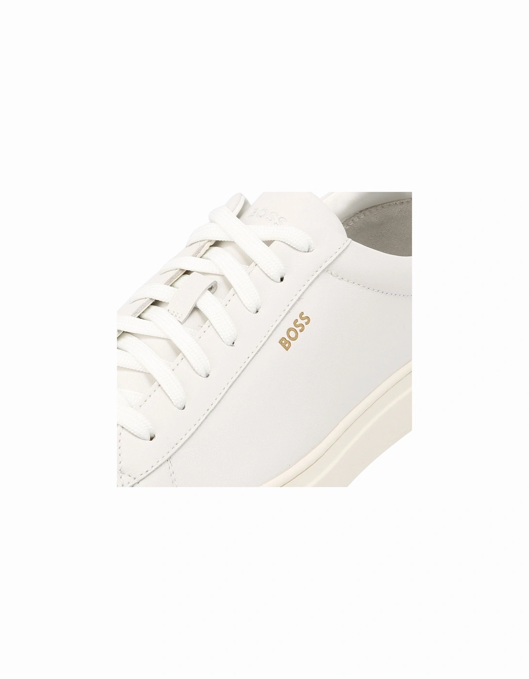 Boss Kieran Tennis Leather Men's White Trainers