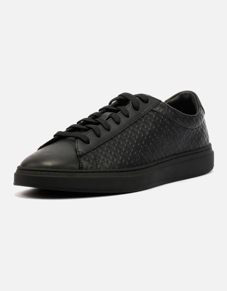 Boss Kieran Tennis Leather Men's Black Trainers