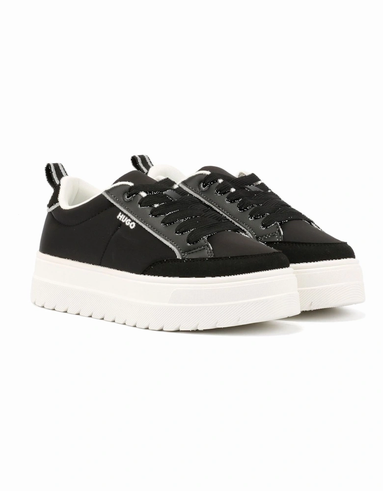 Hugo Lyssa Tennis Women's Black/White Trainers