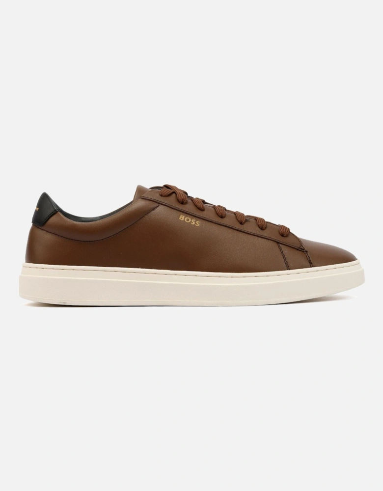 Boss Kieran Tennis Leather Men's Brown Trainers