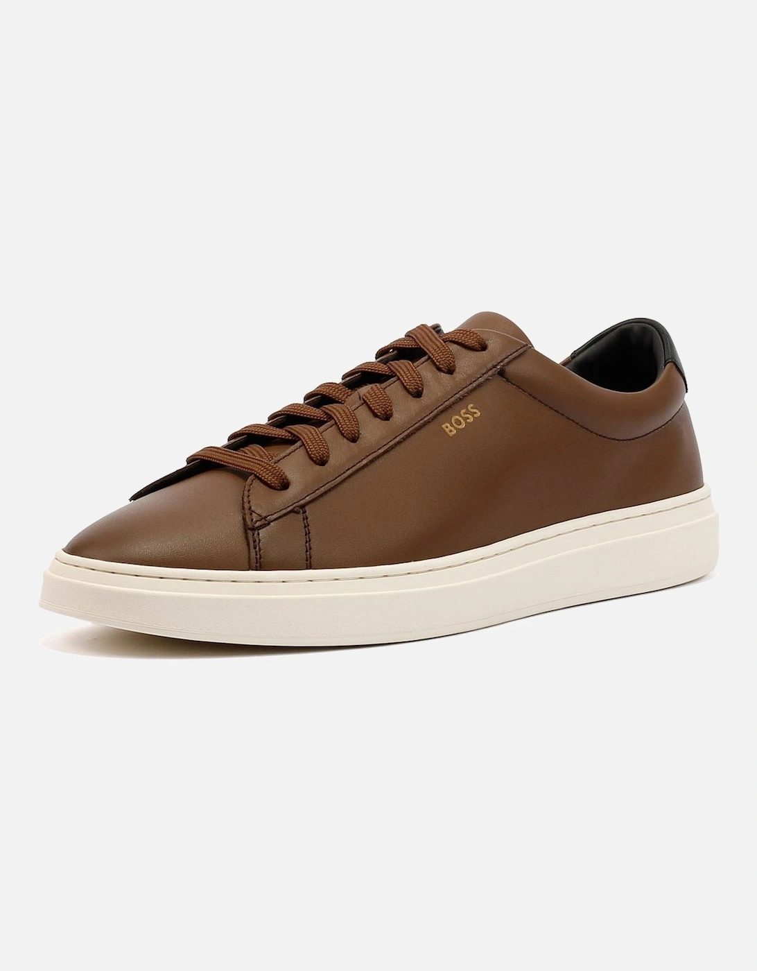 Boss Kieran Tennis Leather Men's Brown Trainers