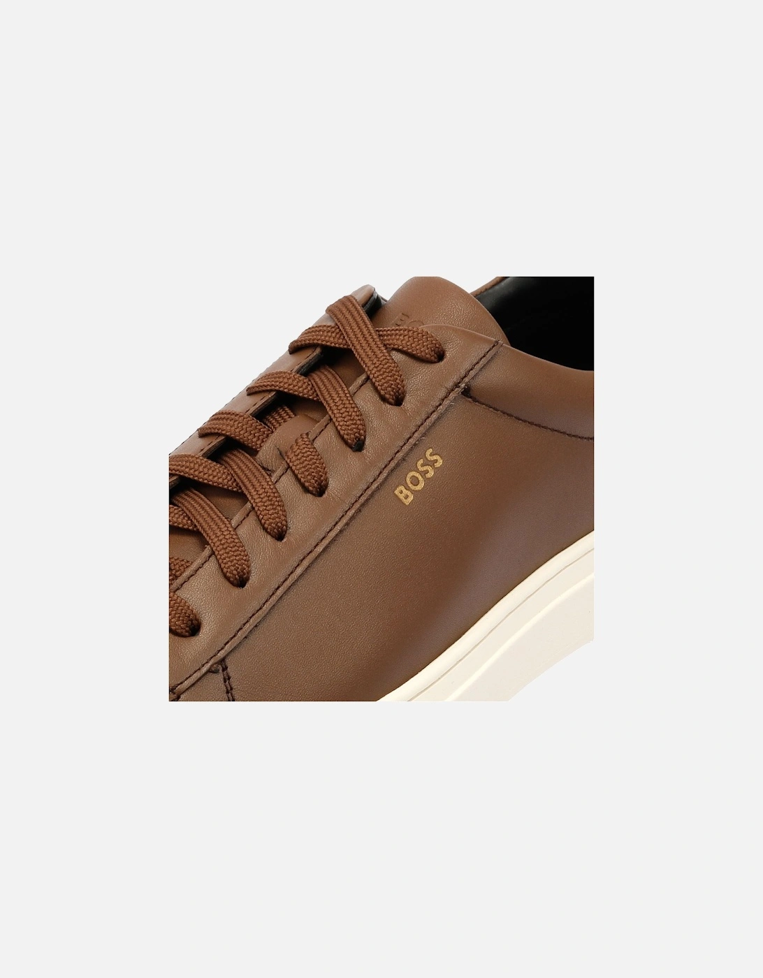 Boss Kieran Tennis Leather Men's Brown Trainers