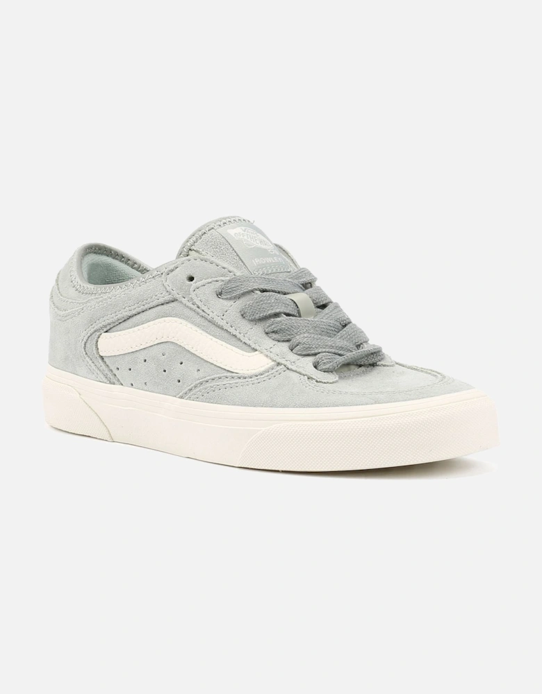 Rowley Classic Suede Women's Aqua Grey Trainers