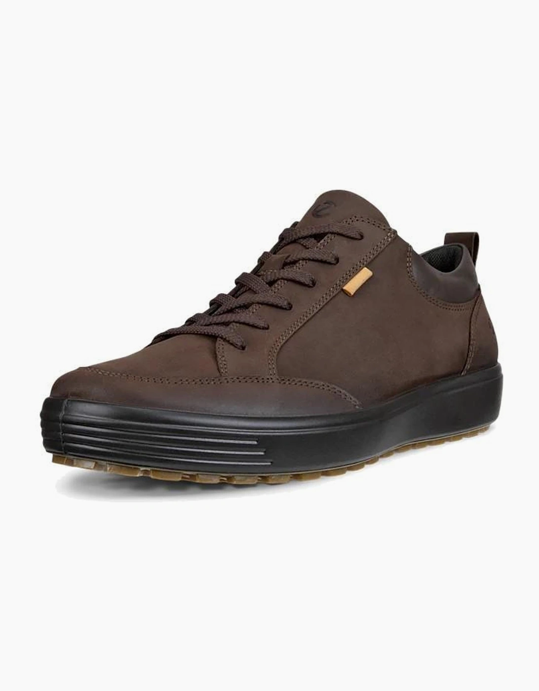 Men's Ecco Mens Soft 7 Tred Warm Nubuck Waterproof Shoes - Brown - Size: 10.5/11