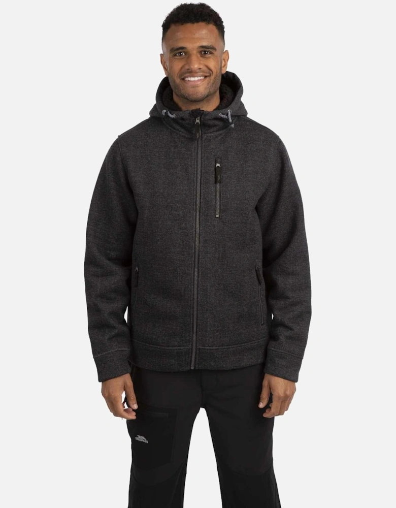 Mens Truther Full Zip Hooded Fleece Jacket