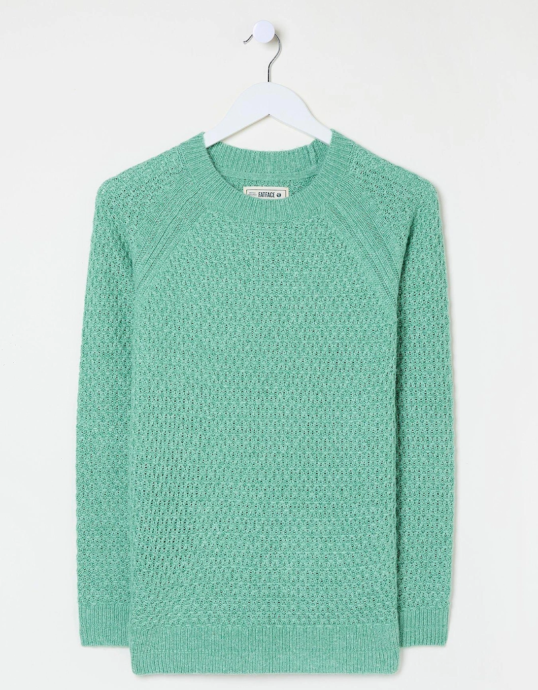 Ella Textured Jumper - Green