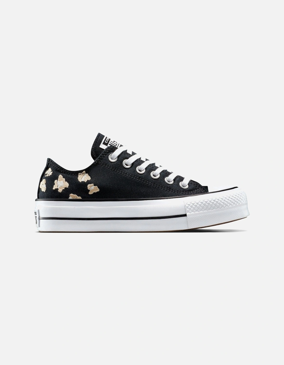 Women's Chuck Taylor All Star Lift Canvas Ox Trainers - Black, 2 of 1