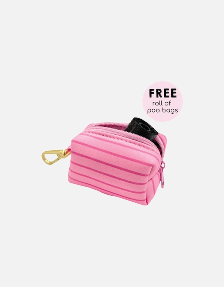 Walkies Ready Poop Bag Holder Raspberry Pink