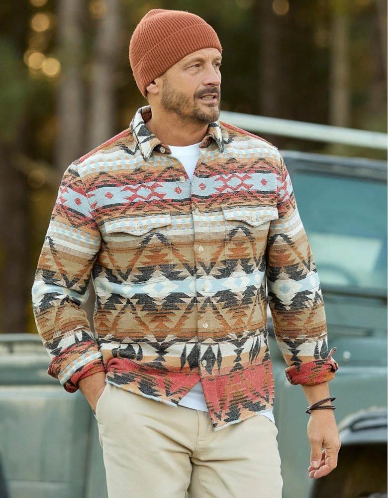 Enjoy The Adventure Long Sleeve Casual Shirt - Multi