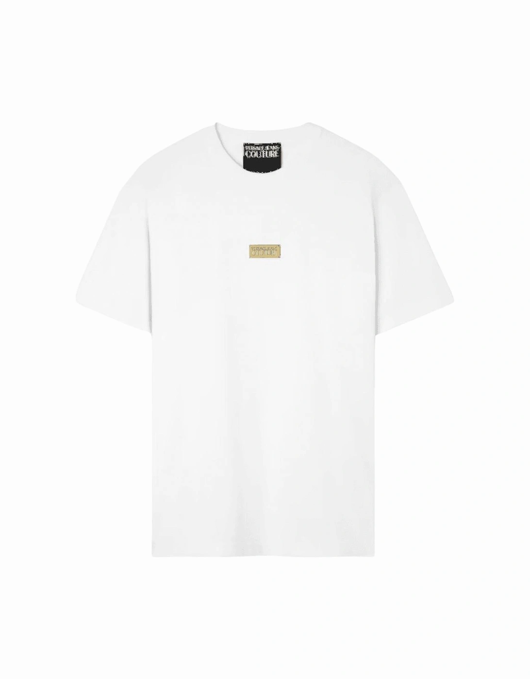 Metal Logo Regular Fit White T-Shirt, 4 of 3