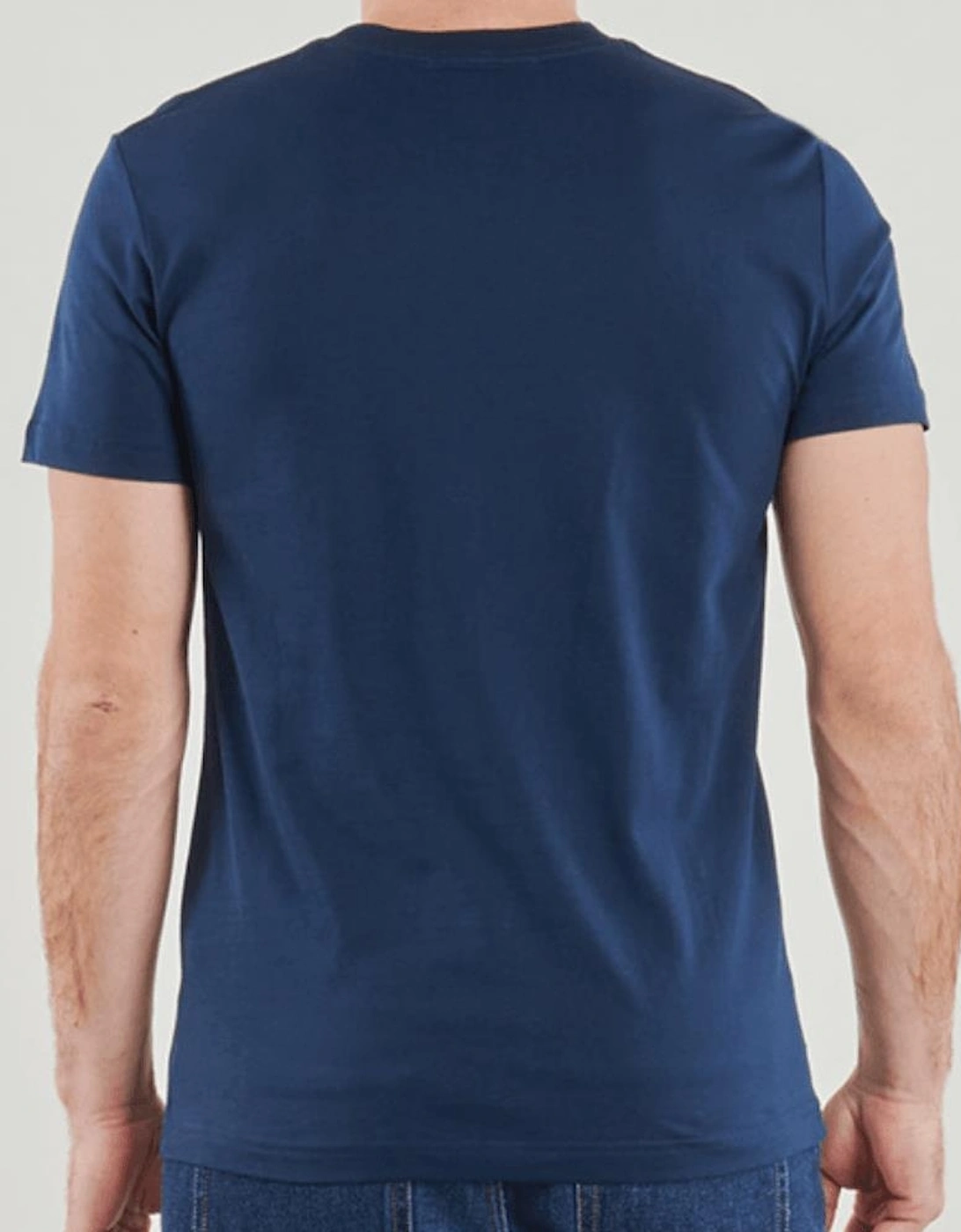 Basic V-Emblem Logo Deep Blue T-Shirt