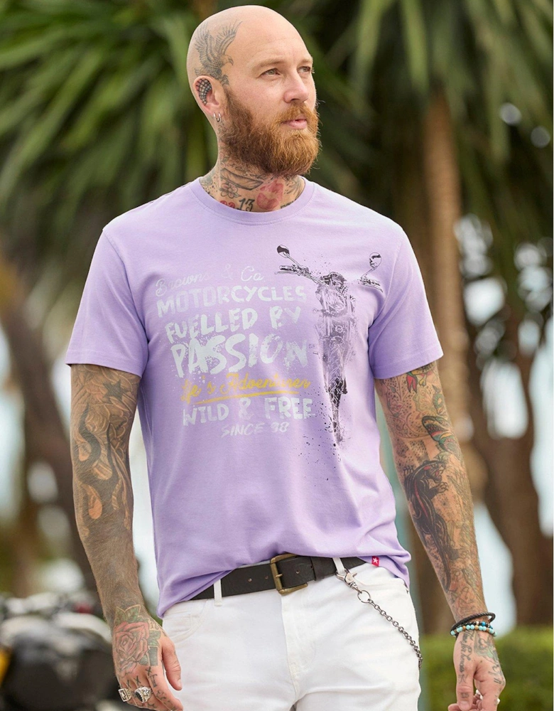 Wild And Free T-shirt - Light Purple