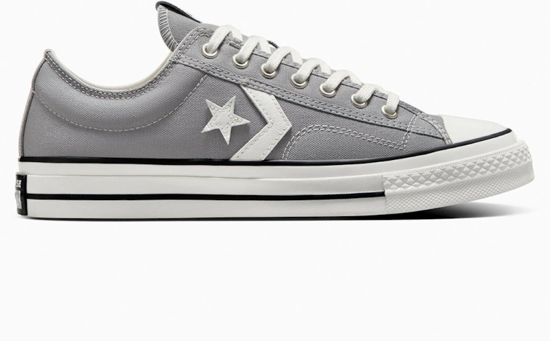 Men's Star Player 76 Canvas Trainers - Grey