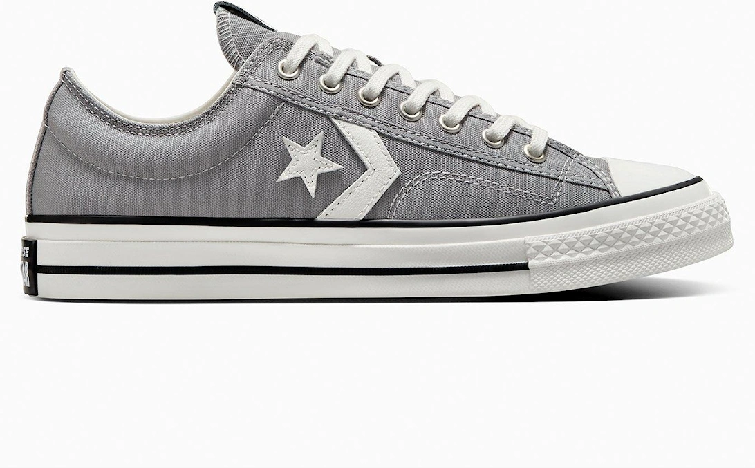 Men's Star Player 76 Canvas Trainers - Grey, 2 of 1