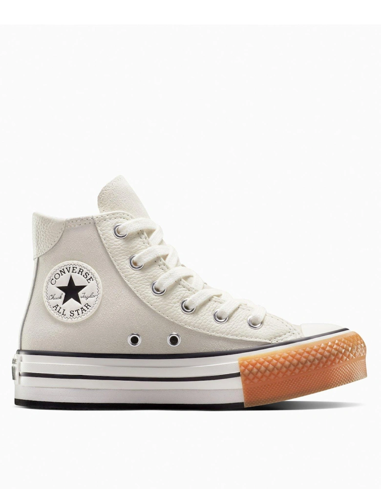 Kids Chuck Taylor All Star Eva Lift Suede Hi Top - Beige