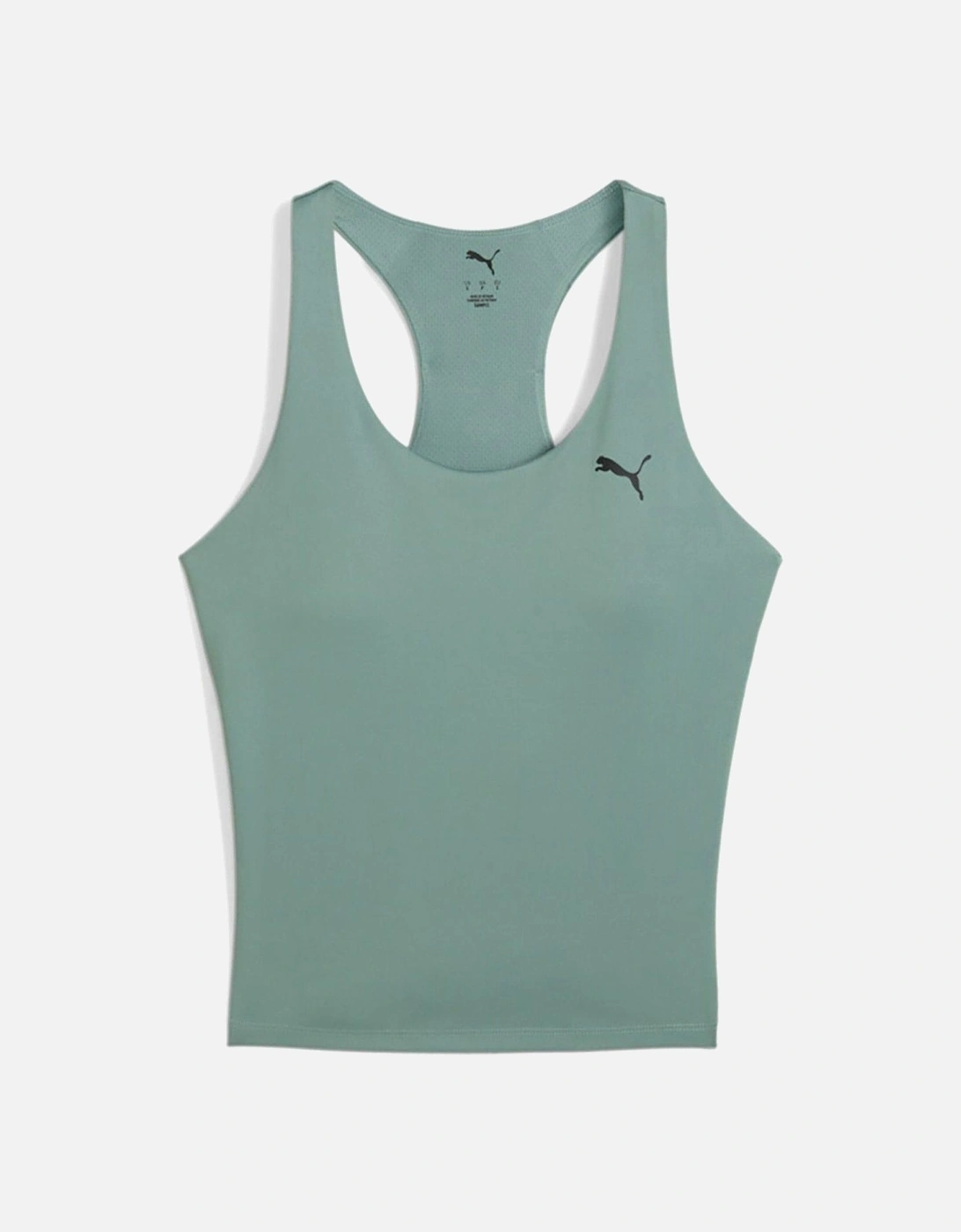 Womens Training Essential 2 In 1 Tank - Green, 2 of 1