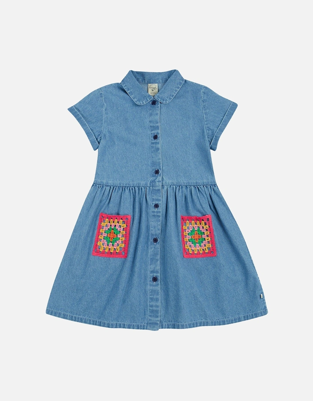 Girls Kimberley Shirt Dress - Blue, 2 of 1