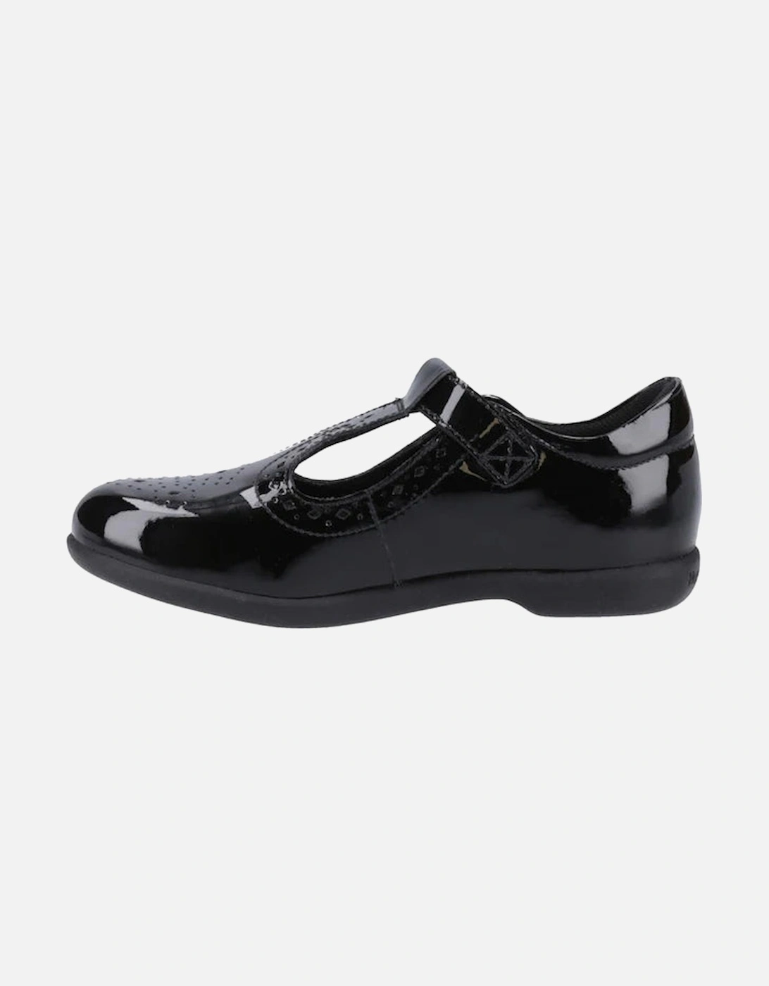 BRITNEY Girls School Shoes Black Patent