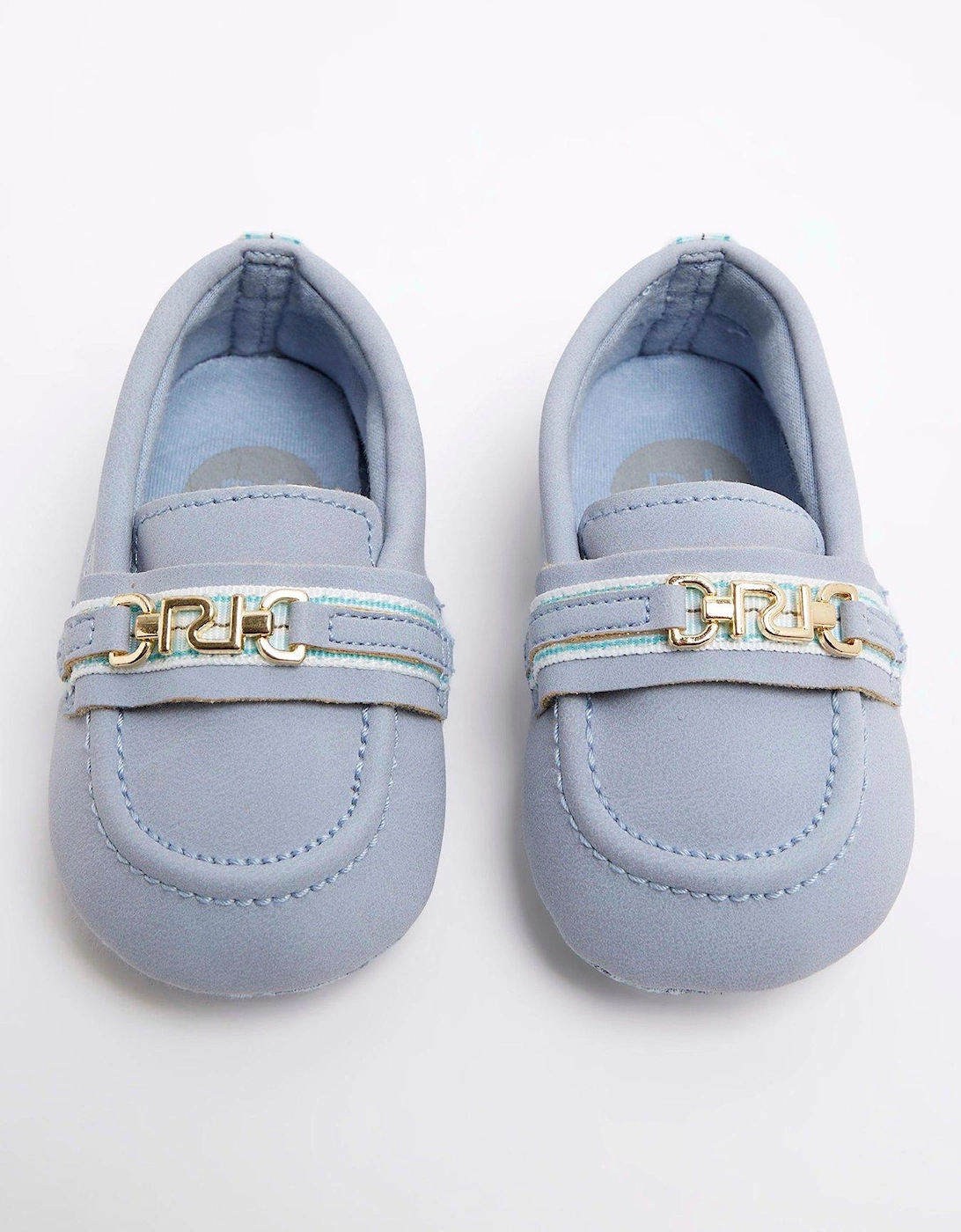 Baby Boys Ri Occasion Loafers - Baby Blue, 5 of 4