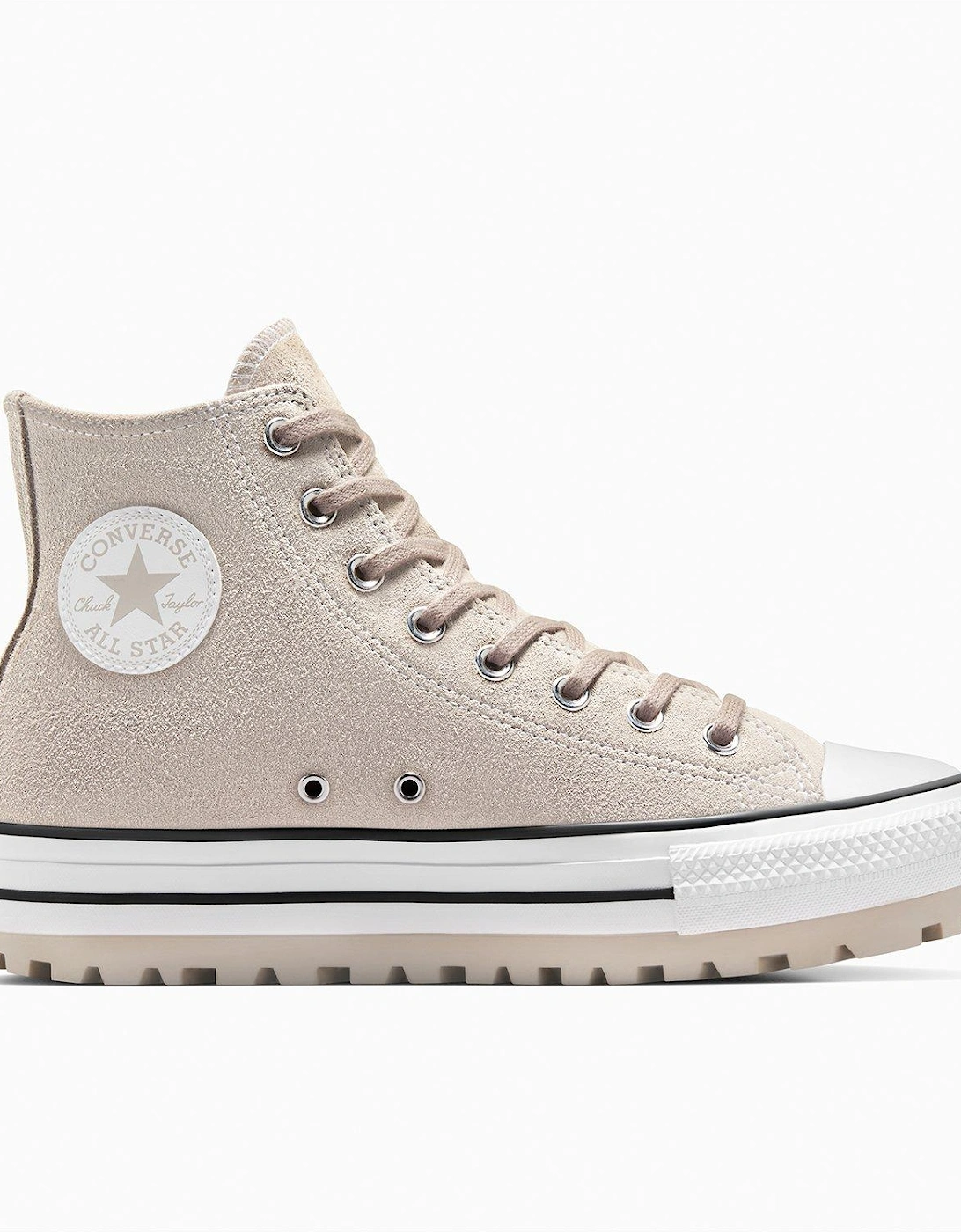 Mens Chuck Taylor All Star City Trek Hi Top Suede Trainers - Grey, 8 of 7