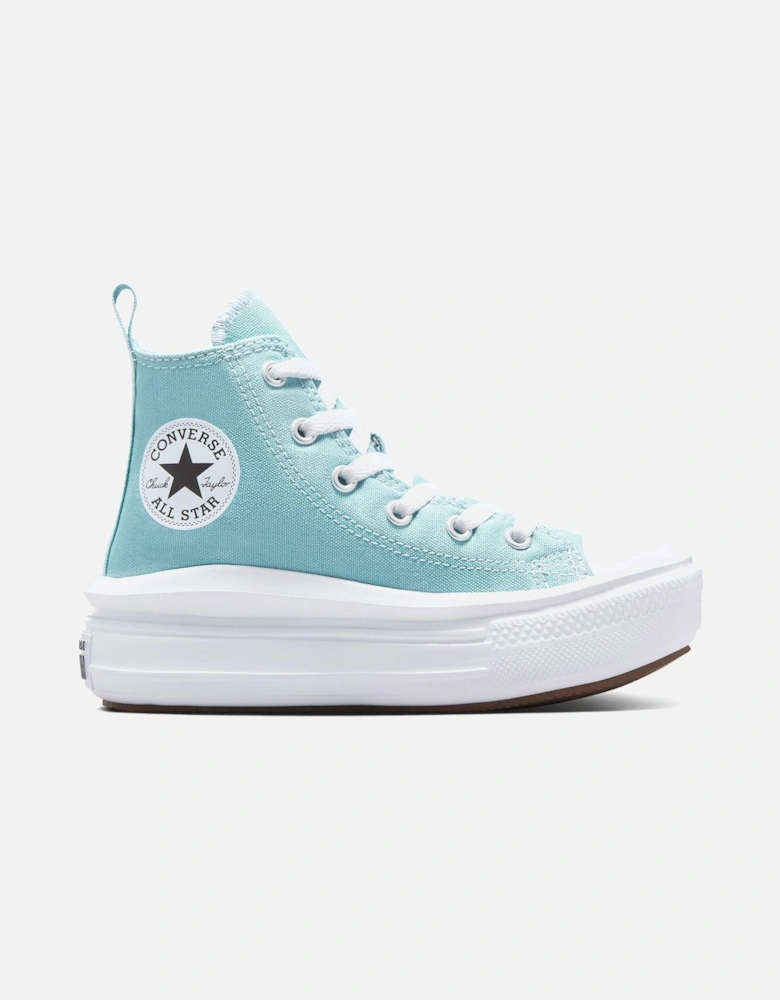 Kids Chuck Taylor All Star Move Canvas Hi Top - Blue