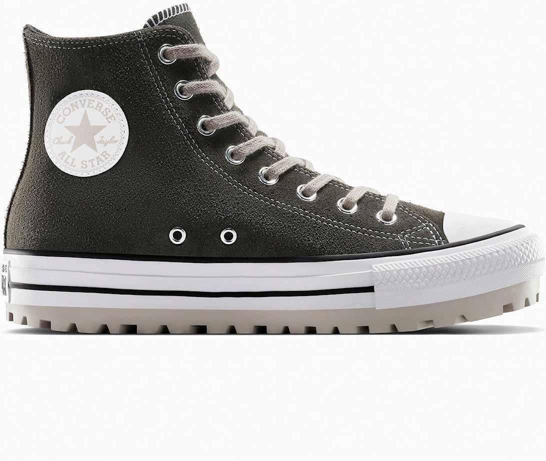 Mens Chuck Taylor All Star City Trek Hi Top Suede Trainers - Brown, 8 of 7