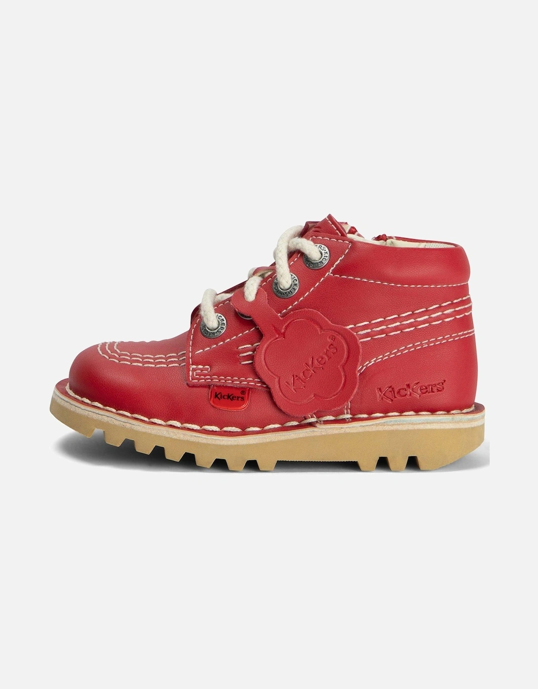 Kick Hi Zip Shoes - Red, 8 of 7