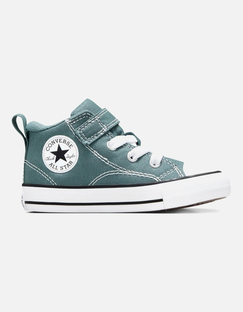 Kids Chuck Taylor All Star Malden Street 1v Canvas Mid Top - Green