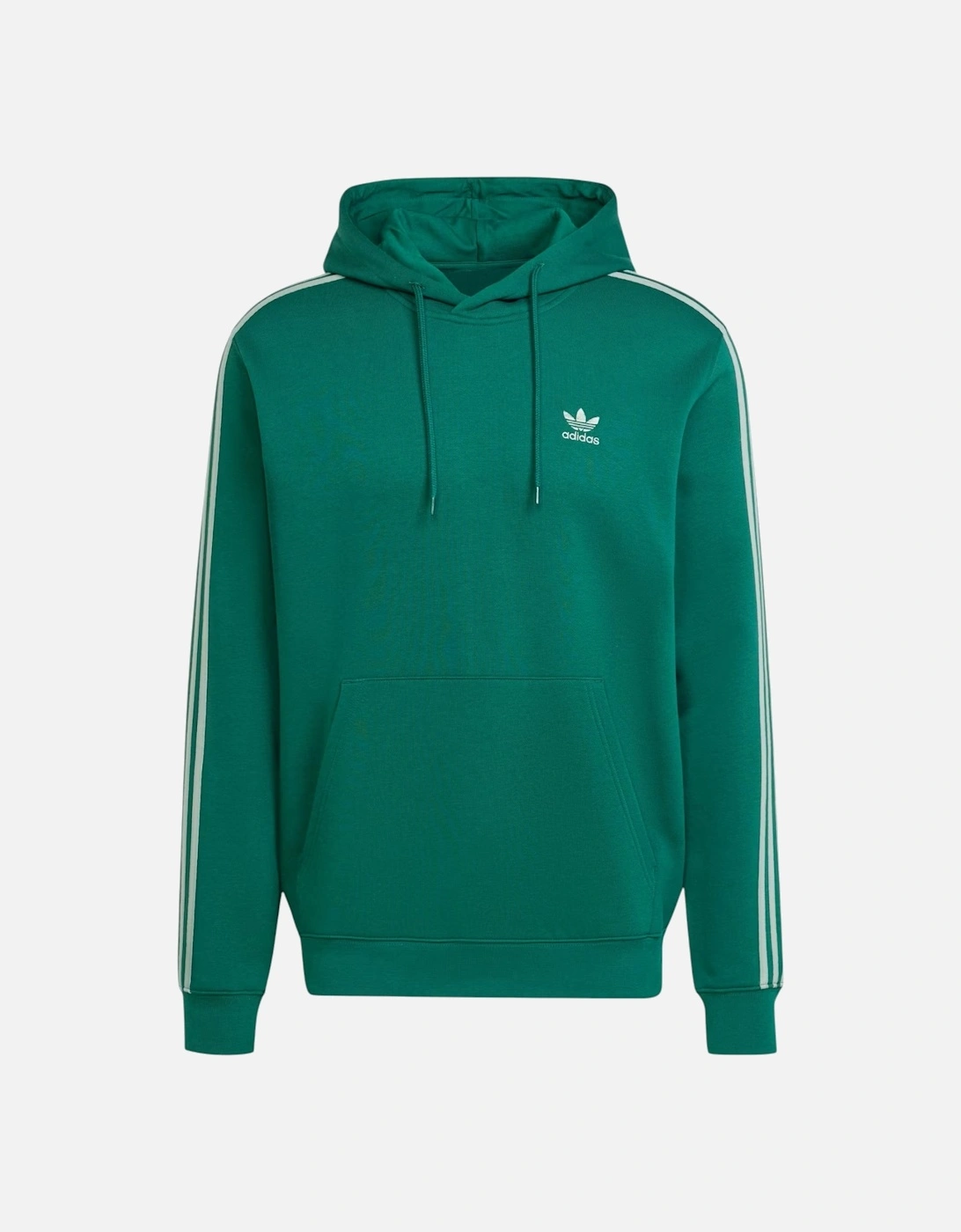 Originals 3-Stripes Mens Hoodie Winter Hooded Sweatshirt Collegiate Green