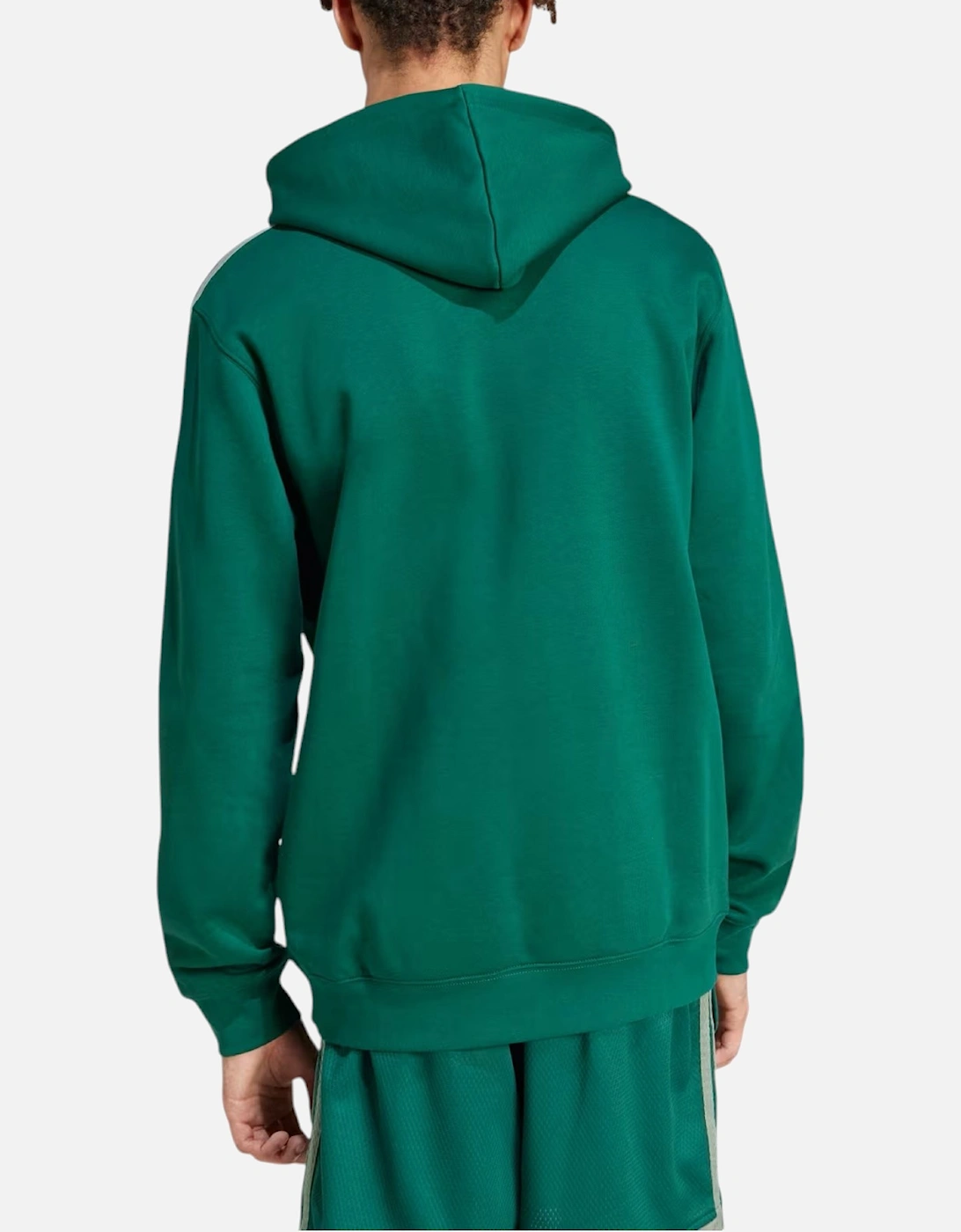 Originals 3-Stripes Mens Hoodie Winter Hooded Sweatshirt Collegiate Green