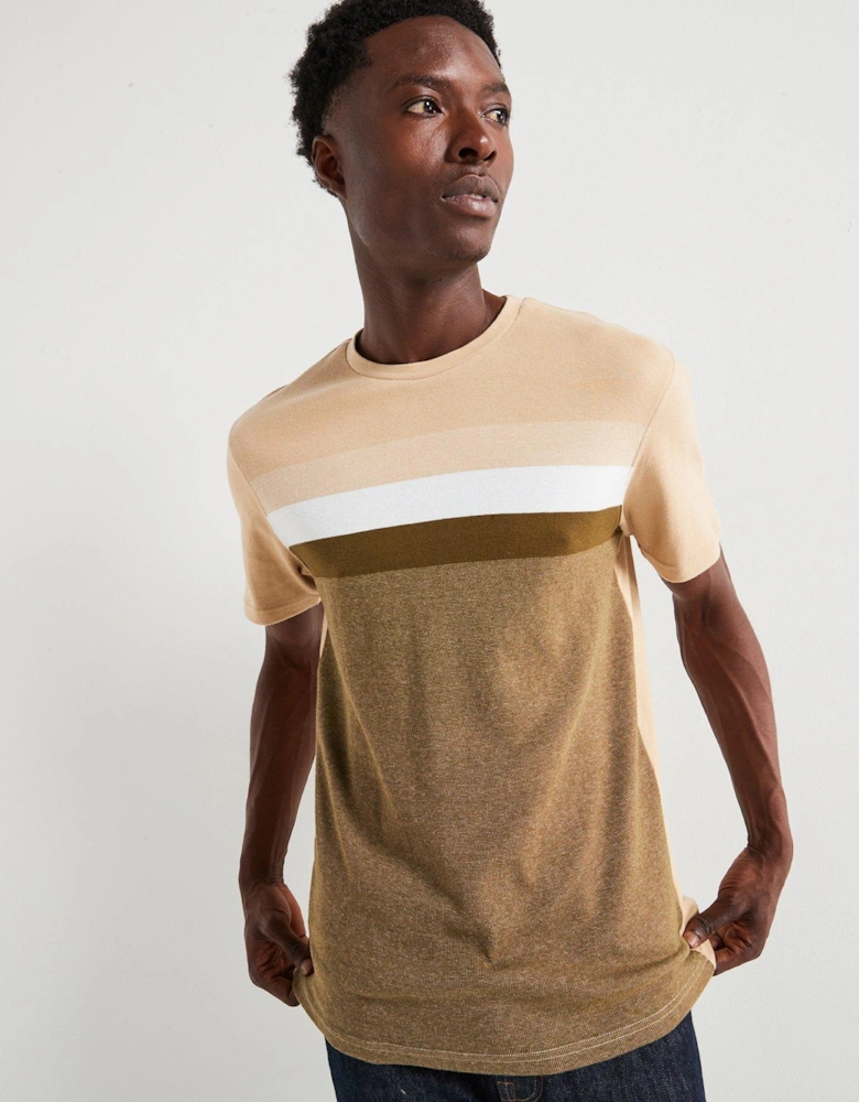 Chest Block T-Shirt - Multi