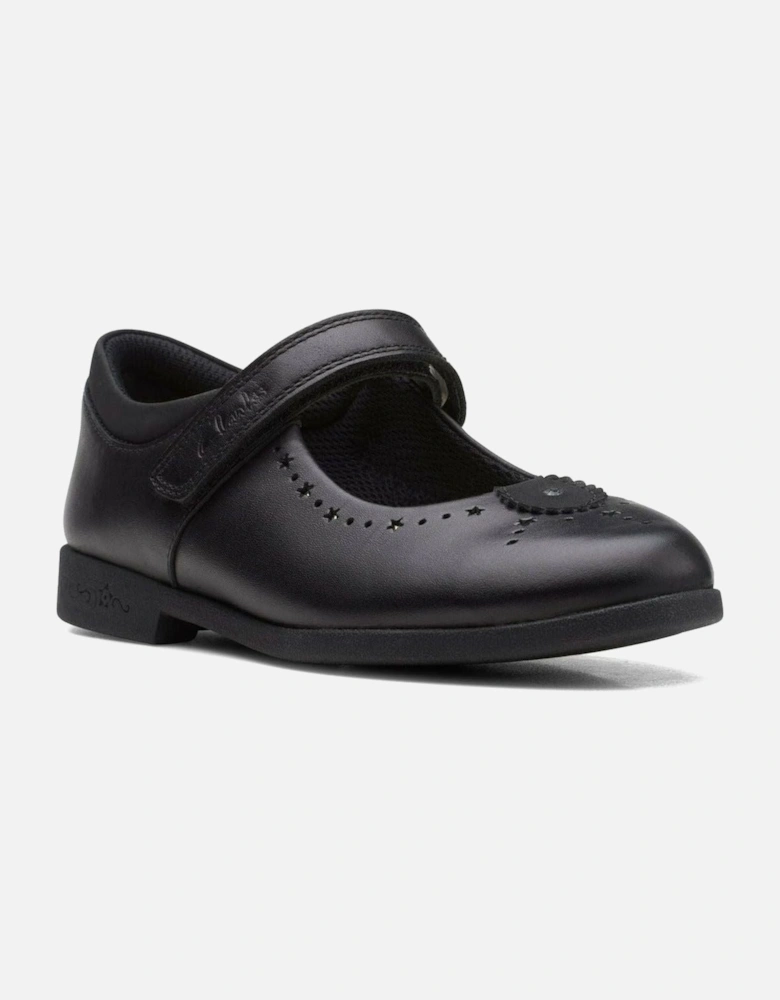 Magic Step Bar Kid black leather